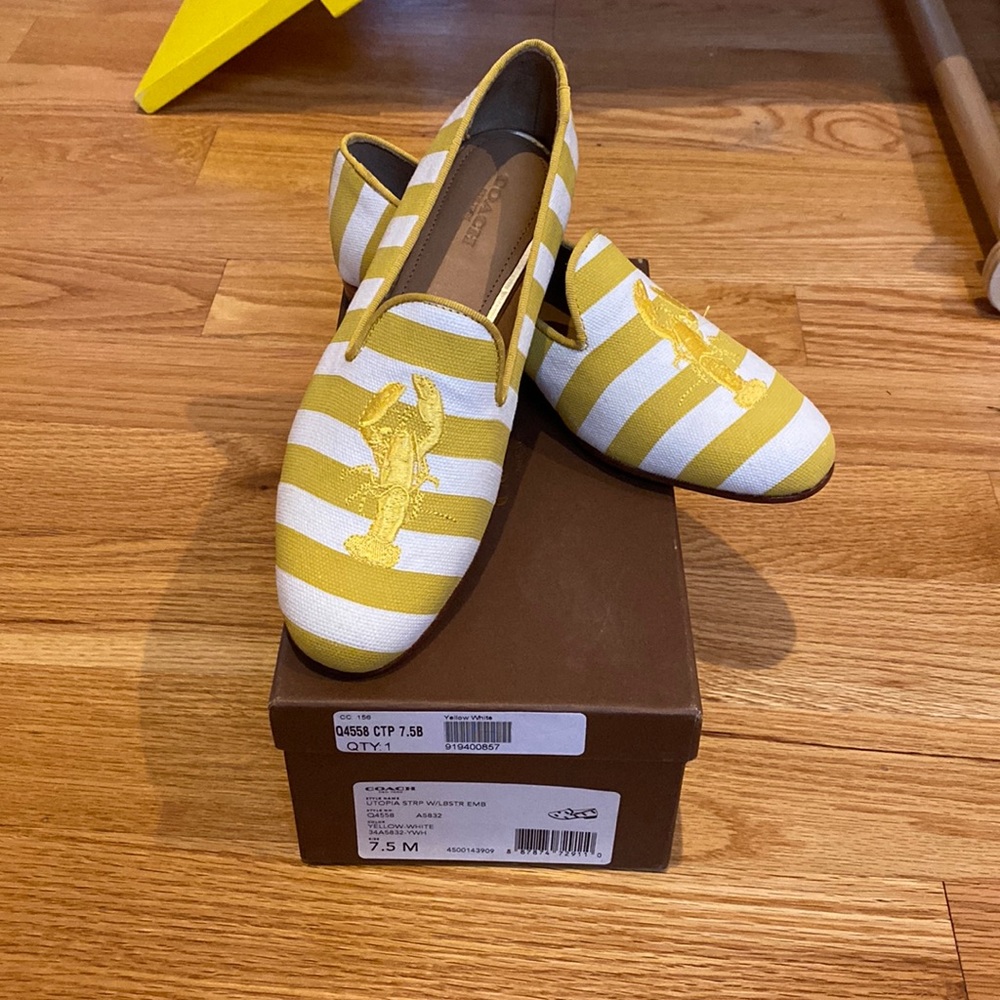Coach lobster loafers size 7.5